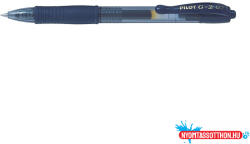 Pilot Zselés toll 0, 7mm, nyomógombos Pilot G-2, írásszín fekete (ORI_BLG27B)
