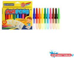 Centropen Filctoll fújós készlet Centropen AIRPENS 1500 Rainbow Colours 10 különféle szín (ORI_42703)