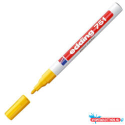 edding Lakkmarker 1-2mm, kerek Edding 751 sárga (ORI_7580097005)