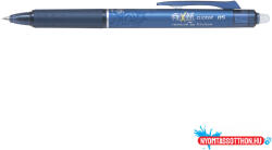 Pilot Rollertoll, (05) 0, 25 mm, törölhető, nyomógombos, PILOT "Frixion Clicker", kék (ORI_BLRTFR5BB)