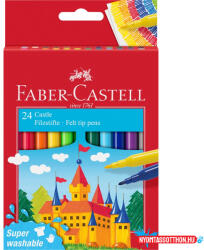 Faber-Castell Rostirón, filctoll készlet, kastélyos Faber-Castell 24 klf. szín - nyomtassotthon