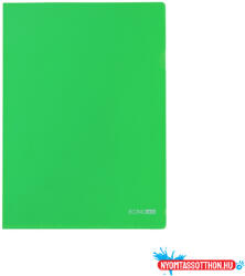 Economix Genotherm 'L' A4, PP 180 micron fényes, víztiszta, Economix zöld 10db/csomag