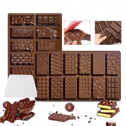  Nagy Öntőforma Szilikon Tábla Csokoládé Praliné Jég Viasz 2X (6909641583580)
