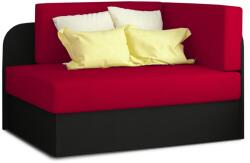  Canapea mica extensibila ROSA, rosie/neagra Canapea