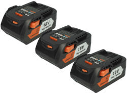VHBW 3x Akkumulátor AEG B1814, B1817G, B1814G, B1817, L1815 Elektromos Szerszámhoz - 4000 mAh, 18 V, Li-Ion (889009169)