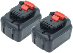 VHBW 2x Akkumulátor Dewalt DCB127, DCB125, DCB123, DCB121, DCB120 elektromos szerszámhoz - 4000 mAh, 12 V, Li-Ion (889010227)