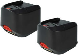 VHBW 2x Akkumulátor Bosch 1 600 Z00 000, 1 600 A00 DD7 elektromos szerszámhoz - 5000 mAh, 18 V, Li-Ion (889009119)