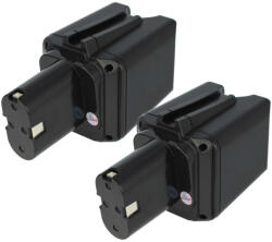 VHBW 2x Akkumulátor Bosch 2607300002, 26073000002, 2 607 3000 002 elektromos szerszámhoz - 2500 mAh, 9.6 V, NiMH (889009463)