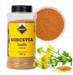 KRIST Fehér mustár teljes kiőrlésű 650 g aromakészítmény házi mustár (KRIST_GOR_BIA_PET)