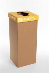 RECOBIN Szelektív hulladékgyűjtő, 50 l, RECOBIN Office , sárga (URE034) - papir25