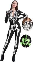 spooktacular creations Sötétben világító csontváz jelmez, M (20610-M)