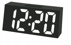 JVD Digitális ébresztőóra hálózathoz, fehér Led világító számokkal Jvd SB3628.3 (SB3628.3)