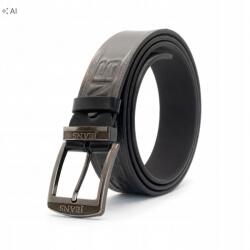  Öv Fekete Nadrághoz Casual Farmer Csat Ezüst 110 (AMB-224)