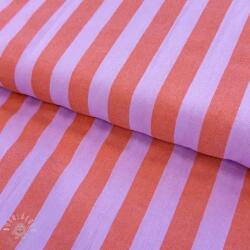  Pamutvászon YARN DYED NOVA Stripe lavender orange