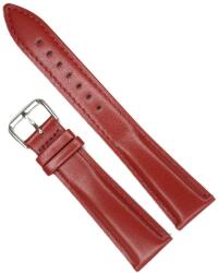  Curea Piele Naturală Roșu-Visiniu - 18/20/22 mm - Lungime XL (135+90 mm) (5734)