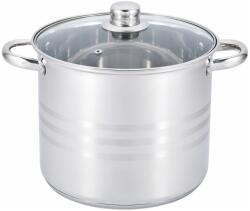 Edenberg Acél Fazék 6, 8 L 22 cm Indukciós nagy bogrács Edenberg 543 +fedő (EB-543)