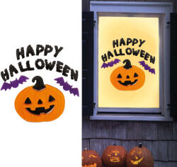 Fiestas Guirca Decorațiune pentru fereastră - Happy Halloween