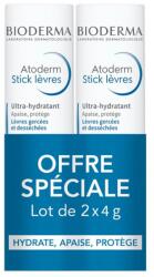  Set 2 Balsamuri de Buze Ultra-Hidratante Bioderma Atoderm 2 x 4 g