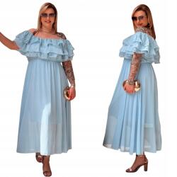 Cavaricci Ruha Plus Size Női Cavaricci Maxi Spanyol Csipke Kék (Su-20)