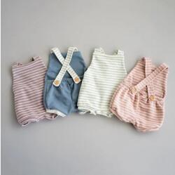 drool Salopeta cu dungi pentru bebelusi (Culoare: Mov, Marime: 80) (drl1198)