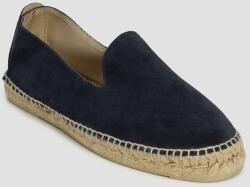 Manebi Espadrile Din Piele De Căprioară Pentru Bărbați Manebi Hamptons Flat Espadrilles Bleumarin