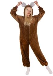  Pijama tip salopeta pentru adulti, model Ren, marime M (HA-7340)