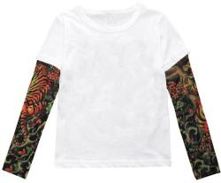drool Tricou copii alb cu tatuaj Drool (Marime: 120, Model: Model B) (trtatuaj011)