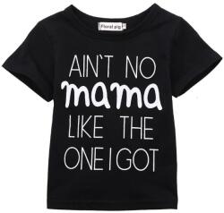drool Tricou copii negru "Ain't No Mama" Drool (Marime: 100) (drl_trano2)
