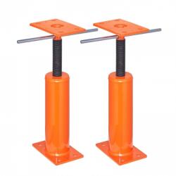  Set 2 cricuri de podea, Otel, 30.48-40.64 cm, Capacitate 4400 kg/buc (DBZCQJD1216IHSWUOV0)