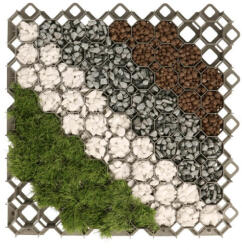 Natan Plant Grila gazon, rezistenta 160 tone/mp, 60x60x4 cm, aplicatii multiple, pp si pe, verde (GP11421)