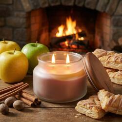 Pure Integrity Szójaviasz gyertya Almás rétes (HOT APPLE STRUDEL) 10 uncia (284g)