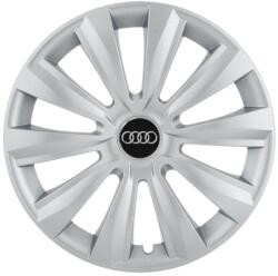 AutoHelix MSA Set 4 capace roti 15 inchi (R15) Delta Gri, Compatibile Cu Audi (4899)