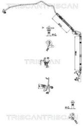TRISCAN Furtun hidraulic, sistem de directie TRISCAN 8516 16054 (8516 16054)