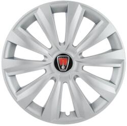 AutoHelix MSA Set 4 capace roti 15 inchi (R15) Delta Gri, Compatibile cu Range Rover (4628)