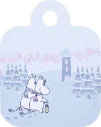Muurla Tocător și platou de servire Muminki Frosty Day 20 x 25 cm, albastru-roz (2700-2025-02) Tocator