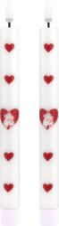 Muurla Lumânări LED Muminki Heart 25 cm, albe, 2 buc (777-250-02)