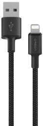 Orsen S9L USB A and Lightning 2.1A 1m black (T-MLX52627) - vexio