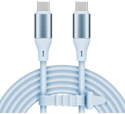 Krüger&Matz KM1269-1BL USB Type-C/USB Type-C 100W 1M Alb (KM1269-1BL) - vexio