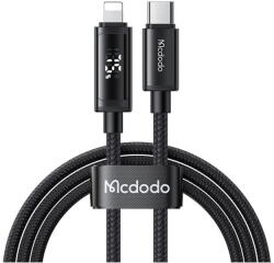 Mcdodo Cablu, Type-C la Lightning, 36W, 2x Afisaj LED, Fast Charging, 1.2m - Mcdodo (CA-7990) - Black (KF2359121) - vexio