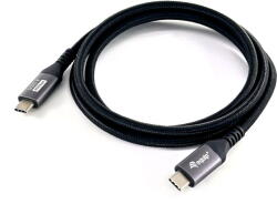 Equip USB-C (4.0 Gen 3) Type-C to C Extension Cable, 1.2m, M/M, Black (128381) - vexio