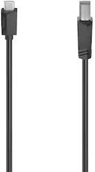 Hama USB-C Cable, USB-C Plug - Micro-USB Plug, USB 2.0, 480 Mbit/s, 0.75 m (00200644) - vexio
