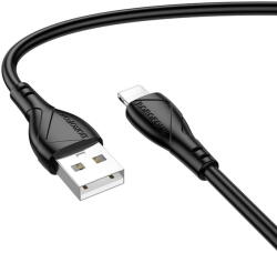 BOROFONE Cablu de Alimentare, USB / IP, 27W, 1m - Borofone Energy (BX121) - Black (KF2357227)