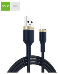 GOLF Cablu USB la micro USB Golf Data Sync Metal Braided 3A ALBASTRU GC-71m (A0112766) - vexio