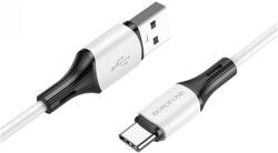 BOROFONE CABLU alimentare si date Borofone "BX79", Fast Charging Data Cable pt. smartphone, USB la USB Type-C 3A, 1m, alb "6974443384796" (timbru verde 0.18 lei) (6974443384796)