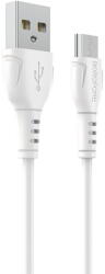 BOROFONE Cablu Date si Incarcare USB la MicroUSB Borofone BX51 Triumph, 1 m, 2.4A, Alb (cb/Bor/Micro/BX51/1m/a/bl) - vexio
