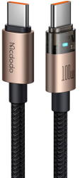 Mcdodo Cablu, USB-C la USB-C, Transparent, 100W, 1.2m - Mcdodo (CA-5581) - Desert Gold (KF2359034) - vexio