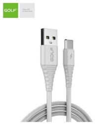 GOLF Cablu USB la USB tip C Golf Flying Fish Fast Cable 3A ALB GC-64t (A0112779) - vexio