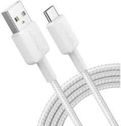 Anker 322 USB-A to USB-C Cable Nylon 1, 8m -White (9406) - vexio