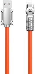 Dudao Angled cable USB-A - Lightning 30W 1m rotation 180° Dudao - orange (6973687248383)