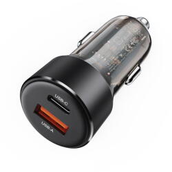 ACEFAST USB-A / USB-C PD QC 60W Negru (B12) - vexio